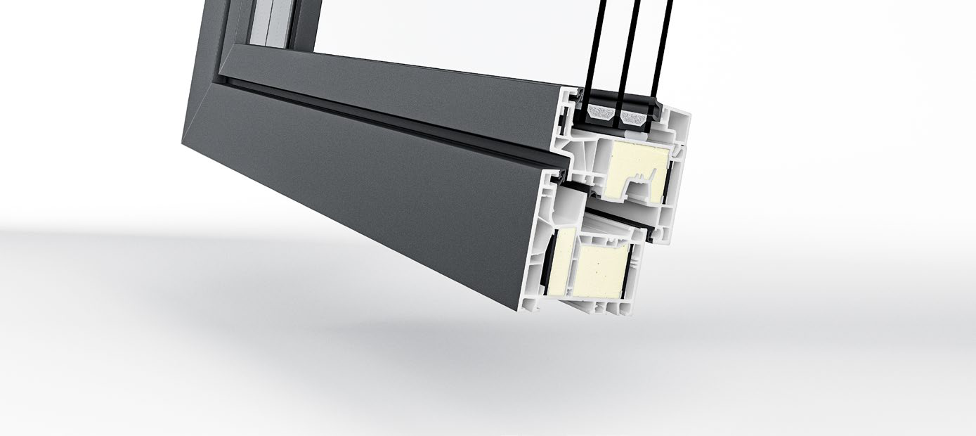 Aluplast Energeto NEO MD FB: przekrój systemu