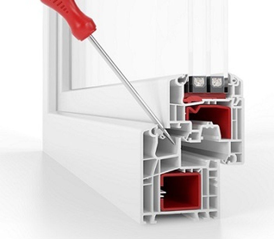 Aluplast Ideal 5000: przekrój systemu