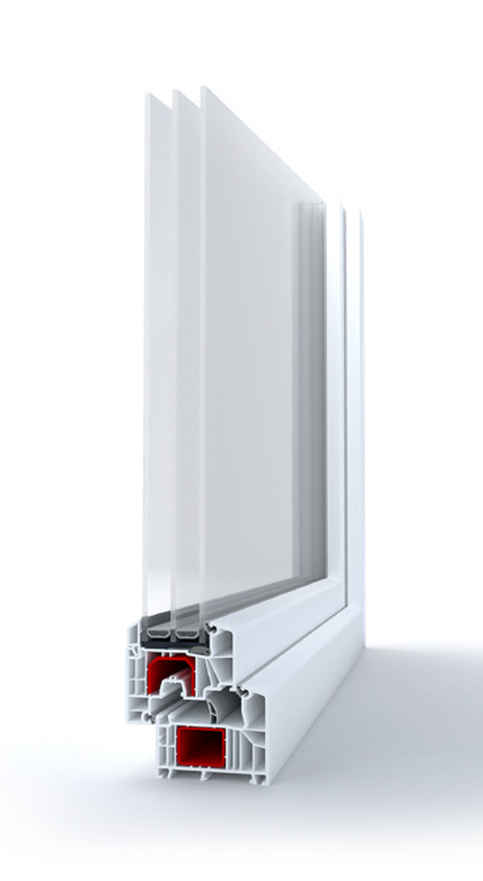 Aluplast Intertec 85 MD: przekrój systemu