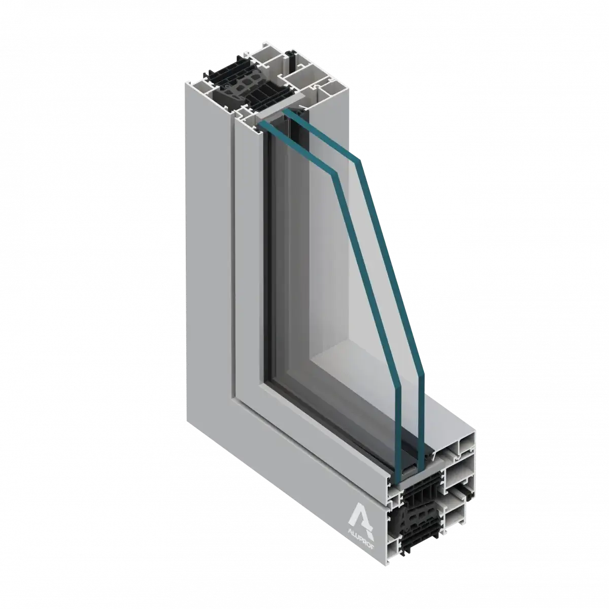 Aluprof MB-86 AERO: przekrój systemu