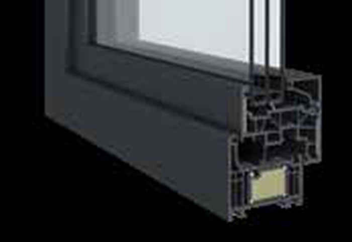 Deceuninck Elegant Infinity ThermoFibra: przekrój systemu