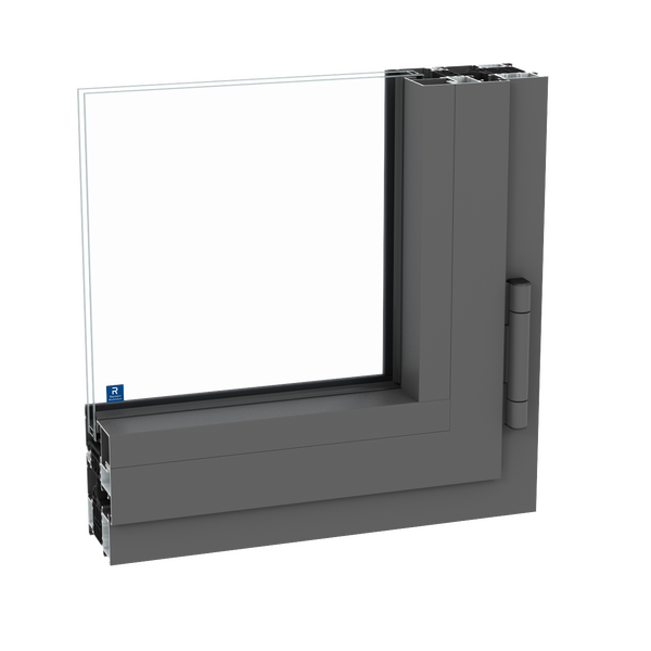 Reynaers ConceptSystem 77: przekrój systemu